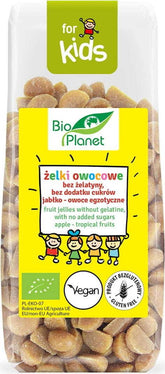 Pâtes de fruits sans gélatine sans sucre ajouté Pomme - fruit exotique BIO 100 g - BIO PLANET
